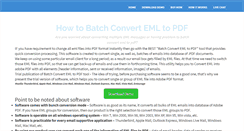 Desktop Screenshot of batch-convert.emltopdfconverter.com