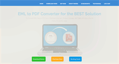 Desktop Screenshot of emltopdfconverter.com